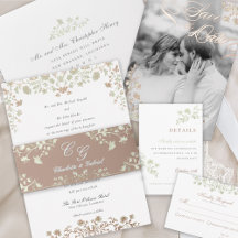 Floral Spring Chinoiserie Wedding Suite