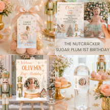 Nutcracker Sugar Plum Fairy First Birthday Party S