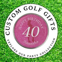CUSTOM GOLF GIFT GLITTER