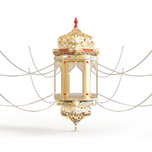 3d eid mubarak muslim holiday 