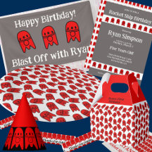 Rocket Ship Birthday Party 