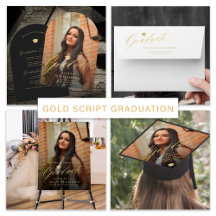 Elegant graduation announcements and invitations
