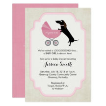Dachshund Baby Shower