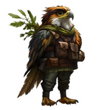 A Hawk-Eyed Scout - Woodlanders Collection
