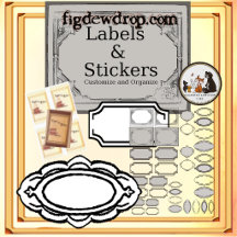 Labels and Stickers by figdewdrop