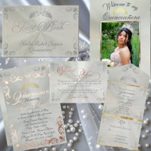 Vintage Frame & Tiara on Pastels - Foil