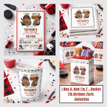 I Was 6, Now I’m 7 – Hockey 7th Birthday Party 