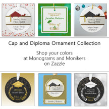 Graduation Cap Ornaments
