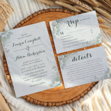 Boho Botancial Eucalyptus Wedding Collection