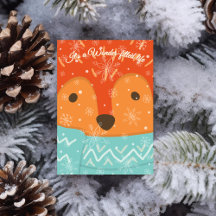 Christmas Holiday Flat Cards