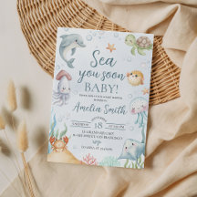 Sea You Soon Under the Sea Baby Shower Collection