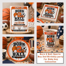 Born 2 Ball | Boy’s Sports 2nd Birthday Party