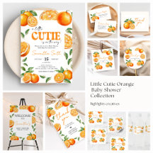 Citrus Cutie Baby Shower Collection
