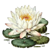 | Nature Waterlily Ceramic Tile | 