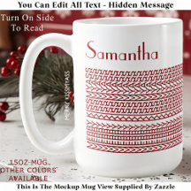 03 - Hidden Message - Christmas - Mugs etc