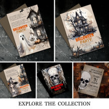 Budget Friendly Spooky Halloween Party Invitations