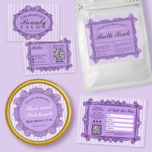 Purple Lilac Beauty Salon Business Suite