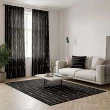 Modern Gold and Black Luxury Abstract Art Deco
