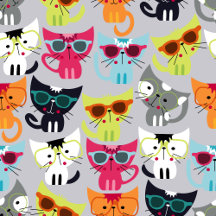 Colourful Cats