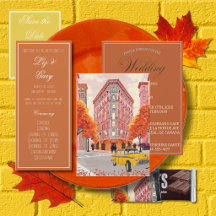 Autumn in New York City Flatiron Building 