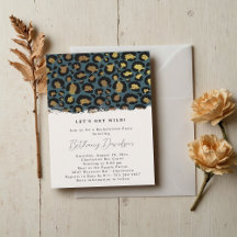 Leopard or Cheetah Print Bridal Shower