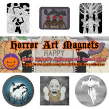 Horror Art Magnets