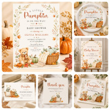 Fall Pumpkin Baby Shower | Refined Botanical Suite
