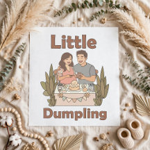 Little Dumpling Cute Parents-to-be Baby Shower