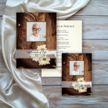 White Daisies and Cowboy Boots Western Funeral