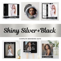 Black & Silver Shiny Styles