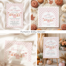 Pumpkin Clothesline Baby Shower