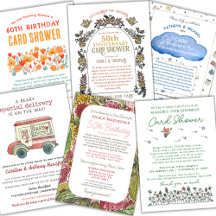Card Shower Invitations