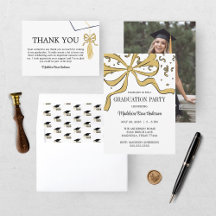 Modern Graduation Cap and Tassel Gold Collection