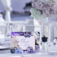 Violet Blue Rose Greeting Cards