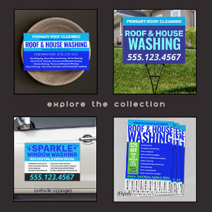 Carte De Visite Nettoyage des toits et des maisons