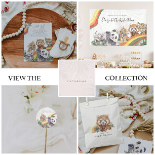 Serviette En Papier La jungle tropicale Baby Animaux   BABY SHOWER