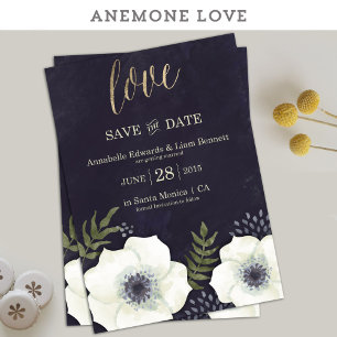 Carte d'information Mariage Fleurs de nuit d'été