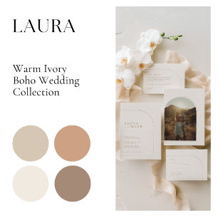 Carte RSVP moderne Minimalist Boho Arch