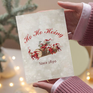 T-shirt Ho Ho Hoing depuis 1890 gnomes vintages noël