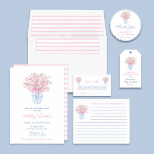 Conseil Élégant Rose Bleu Pour Maman Carte Baby sh