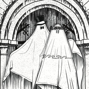 Ballotins Ensemble pour toujours Mariage fantôme