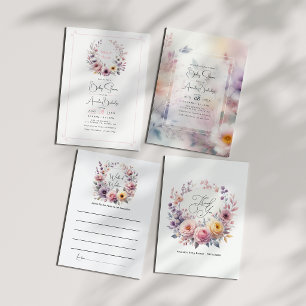 Baby in Bloom Bloemrijke Woorden van Wijsheid Word Advieskaart