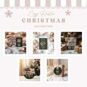 Décoration En Céramique Photo vintage Merry and Bright