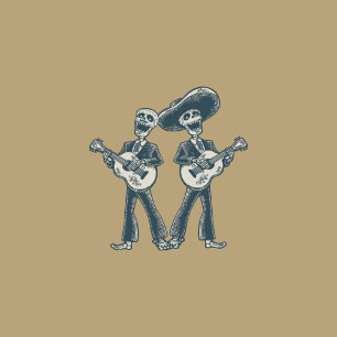 Puzzle Calaveras (Gay) Wedding Invitation (Colour 4)