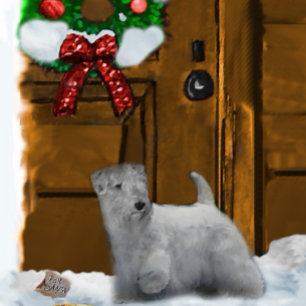 Cartes Pour Fêtes Annuelles Cadeaux de Noël de Sealyham Terrier