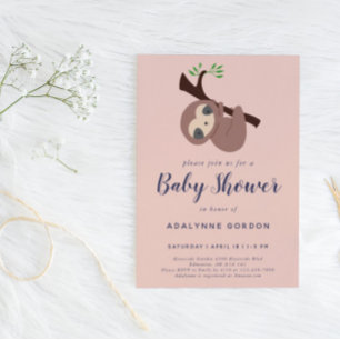 Invitation Baby shower mignon de fentes par courrier Boy Ador
