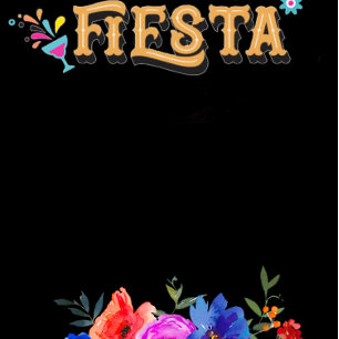 Invitation Aquarelle colorée Florales Fiesta Couples Douche