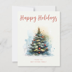 Carte Postale Arbre de Noël Waterton