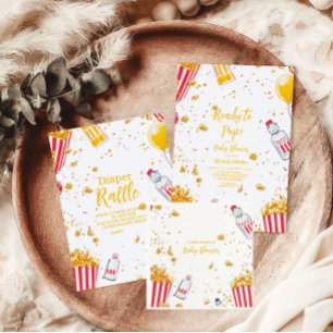 Carte D'accompagnement Cute Ready to Pop Baby shower Livres pour bébé