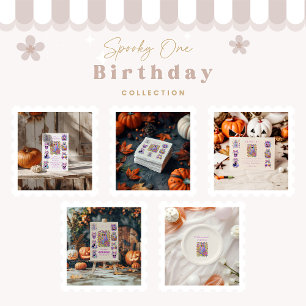 Carte De Remerciements Iridescent Coquette Spooky ONE Halloween